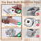 3in1 Silicone Dog Bath Brush Shampoo Dispenser For Gentle Pet Grooming 3