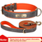 Personalized PU Leather Dog Collar With Free Engraved Nameplate For All Dog Sizes 1