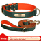 Personalized PU Leather Dog Collar With Free Engraved Nameplate For All Dog Sizes 11