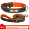 Personalized PU Leather Dog Collar With Free Engraved Nameplate For All Dog Sizes 11