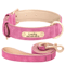 Personalized PU Leather Dog Collar With Free Engraved Nameplate For All Dog Sizes 15