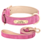 Personalized PU Leather Dog Collar With Free Engraved Nameplate For All Dog Sizes 15