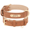 Personalized PU Leather Dog Collar With Free Engraved Nameplate For All Dog Sizes 4