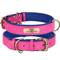 Personalized PU Leather Dog Collar With Free Engraved Nameplate For All Dog Sizes 5