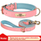 Personalized PU Leather Dog Collar With Free Engraved Nameplate For All Dog Sizes 8