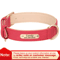 Personalized PU Leather Dog Collar With Free Engraved Nameplate For All Dog Sizes 17