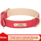 Personalized PU Leather Dog Collar With Free Engraved Nameplate For All Dog Sizes 17
