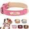 Personalized PU Leather Dog Collar With Free Engraved Nameplate For All Dog Sizes 0