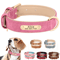 Personalized PU Leather Dog Collar With Free Engraved Nameplate For All Dog Sizes 0