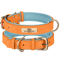 Personalized PU Leather Dog Collar With Free Engraved Nameplate For All Dog Sizes 22
