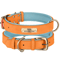 Personalized PU Leather Dog Collar With Free Engraved Nameplate For All Dog Sizes 22