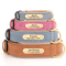Personalized PU Leather Dog Collar With Free Engraved Nameplate For All Dog Sizes 28