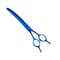 Professional 7 Inch JP440C Pet Grooming Scissors Set With Curved Fishbone Teeth Blades 10