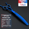 Professional 7 Inch JP440C Pet Grooming Scissors Set With Curved Fishbone Teeth Blades 2