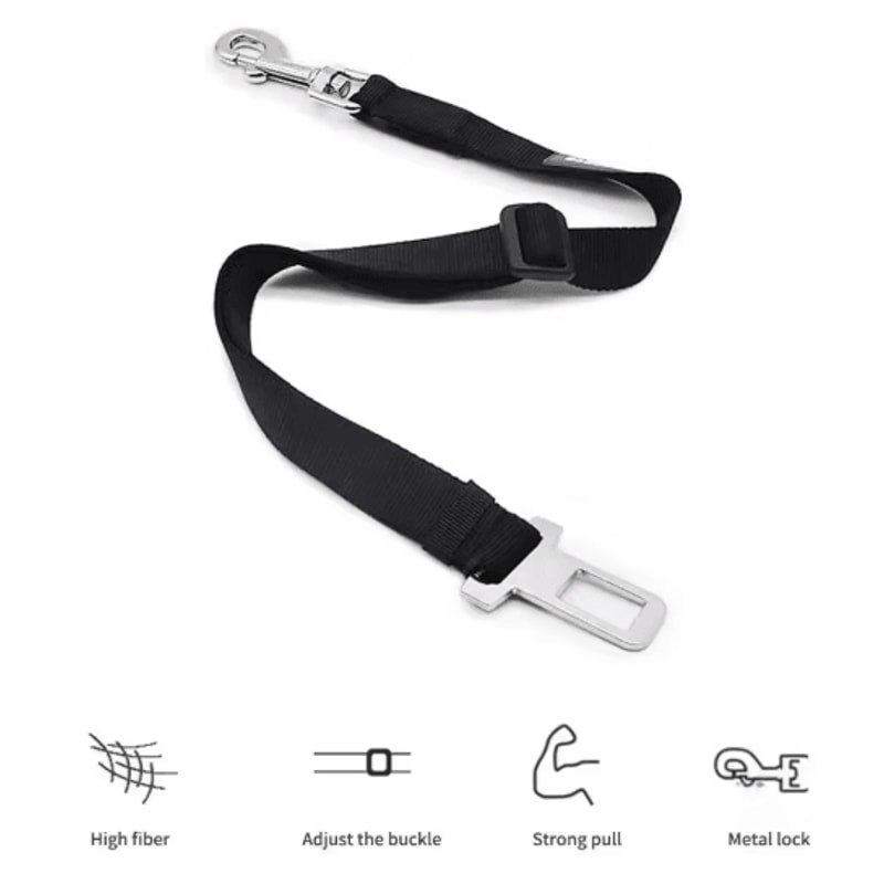 Adjustable Dog Car Seat Belt Safety Leash For Secure Pet Travel 16