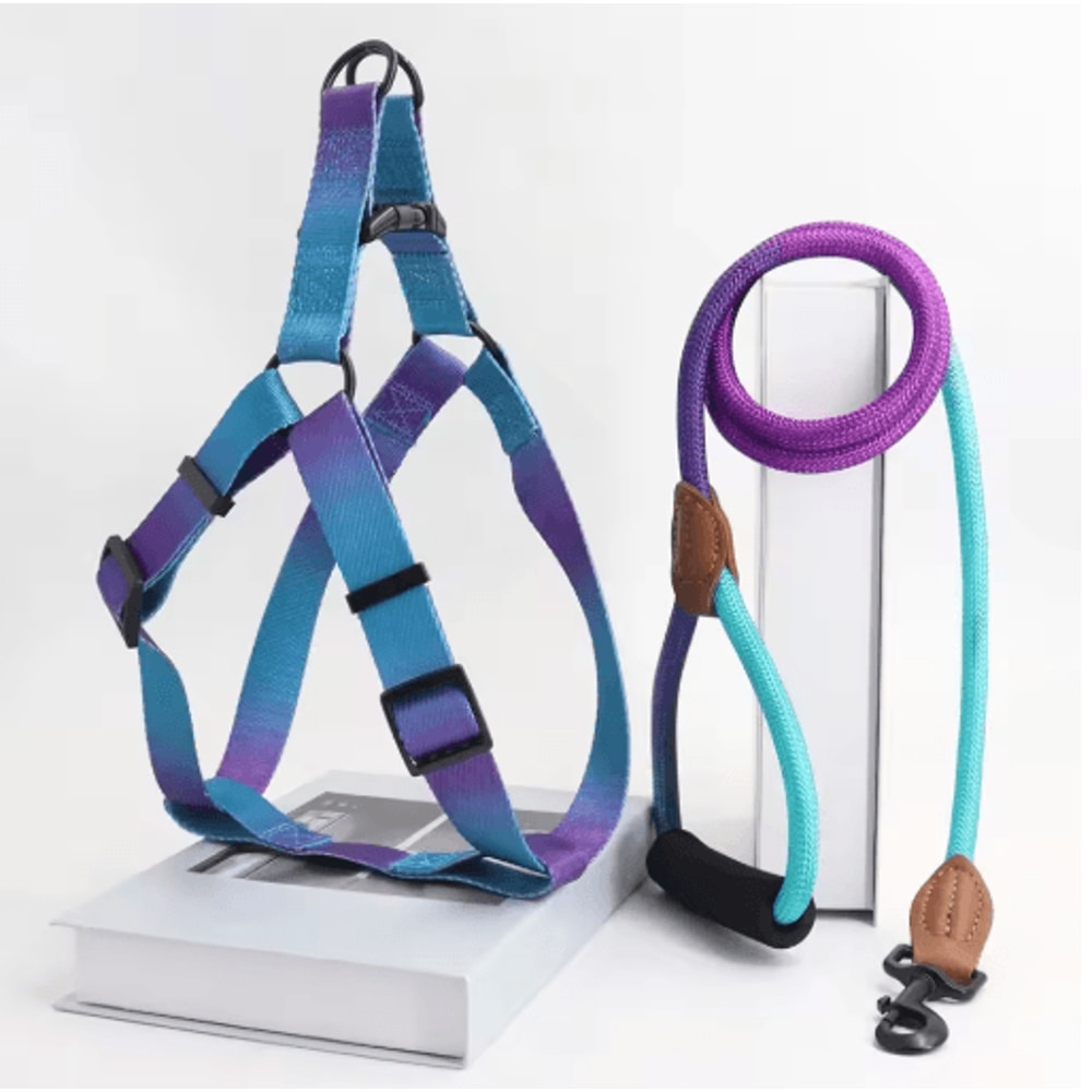 Adjustable Chest Dog Harness Leash Set For Small Dogs And Puppies 3