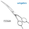 75Inch Professional Curved Dog Grooming Scissors For Precision Pet Trimming 1