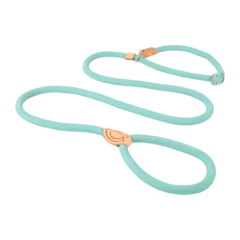 Heavy Duty Braided Rope Dog Leash With Adjustable Slip Collar 15M18M Training Lead 1