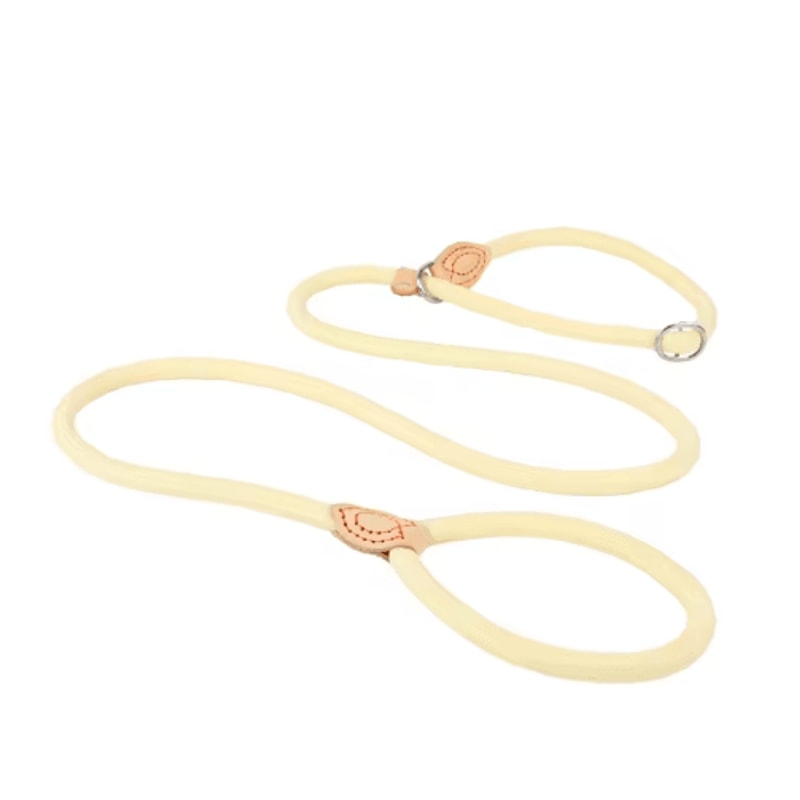 Heavy Duty Braided Rope Dog Leash With Adjustable Slip Collar 15M18M Training Lead 4