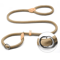 Heavy Duty Braided Rope Dog Leash With Adjustable Slip Collar 15M18M Training Lead 10
