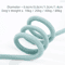 Heavy Duty Braided Rope Dog Leash With Adjustable Slip Collar 15M18M Training Lead 11
