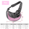 Breathable Dog Sling Carrier Backpack For Puppies Cats Travel Crossbody Pet Bag 3