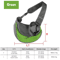 Breathable Dog Sling Carrier Backpack For Puppies Cats Travel Crossbody Pet Bag 8