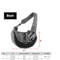 Breathable Dog Sling Carrier Backpack For Puppies Cats Travel Crossbody Pet Bag 9