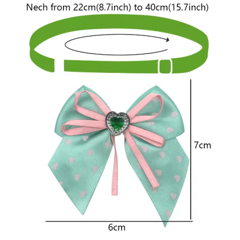 Love Style Pet Bow Tie Set For Dogs Cats Valentines Day Grooming Accessories 50 100pcs 2