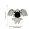 Corduroy Plush Dog Squeaky Toy For Small Medium Dogs Bite Resistant Chew Teeth Cleaning Toy 5