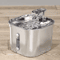 Automatic Stainless Steel Pet Water Fountain With Sensor Ultra Quiet Pump 0