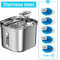 Automatic Stainless Steel Pet Water Fountain With Sensor Ultra Quiet Pump 3