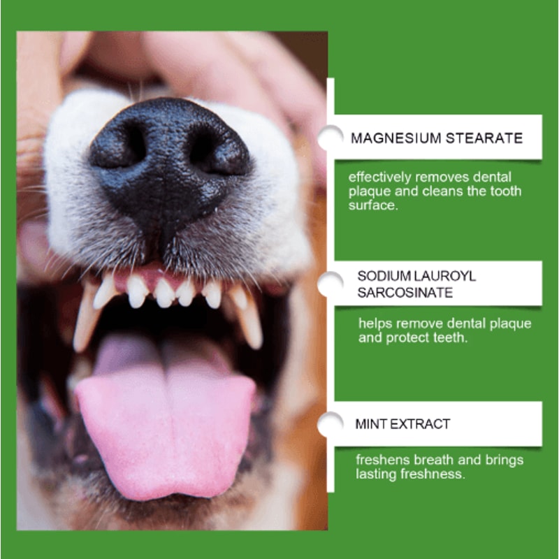 Yegbong Dog Teeth Cleaning Powder Gentle Dental Care For Cleaner Teeth Fresher Breath 150g 5