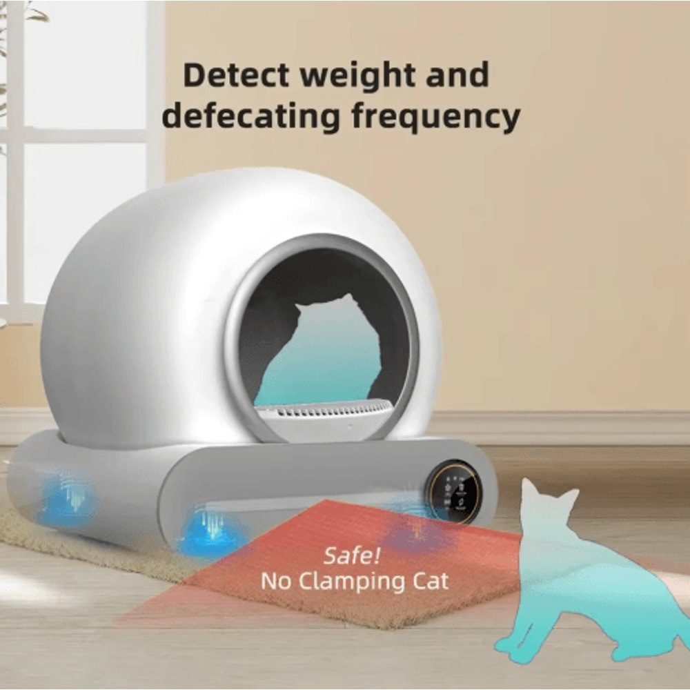 Tonepie 65L Automatic Smart Cat Litter Box Fully Enclosed SelfCleaning Pet Toilet English Version 5