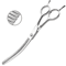 7Inch Professional Curved Chunking Grooming Scissors For Dogs Cats 2