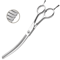 7Inch Professional Curved Chunking Grooming Scissors For Dogs Cats 2