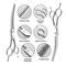 7Inch Professional Curved Chunking Grooming Scissors For Dogs Cats 6