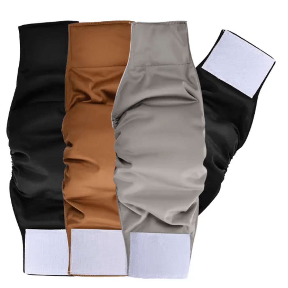 3PCS Reusable Male Dog Belly Bands Washable Breathable Dog Diapers For Puppies Adult Dogs 0