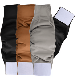 3pcs reusable male dog belly bands – washable breathable dog diapers for puppies & adult dogs