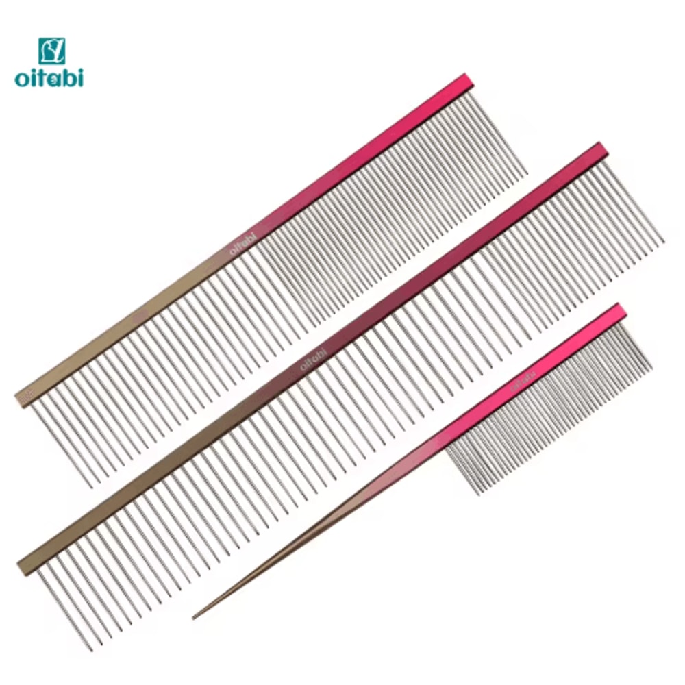 OITABI Professional Pointed Tail Pet Grooming Comb For Styling Fluffing 1