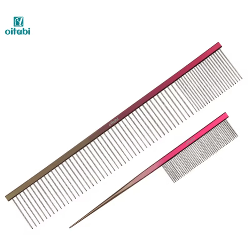 OITABI Professional Pointed Tail Pet Grooming Comb For Styling Fluffing 6
