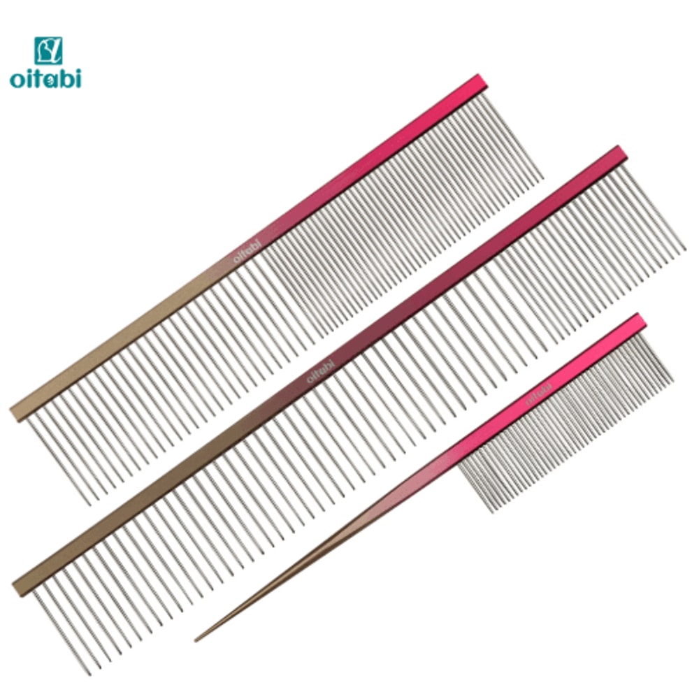 OITABI Professional Pointed Tail Pet Grooming Comb For Styling Fluffing 0