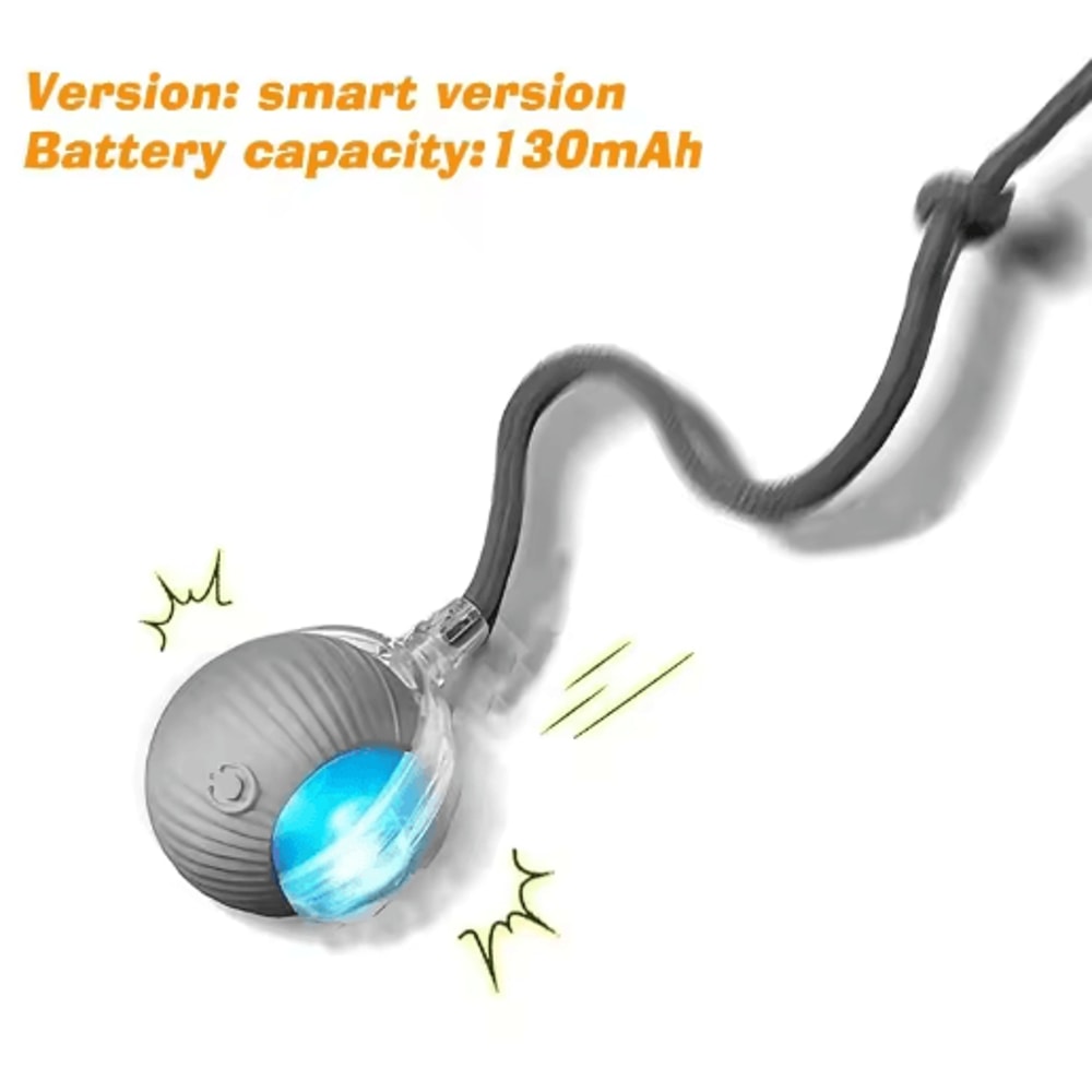 Rechargeable Smart Interactive Ball For Cats Dogs Automatic Rolling Pet Toy 7