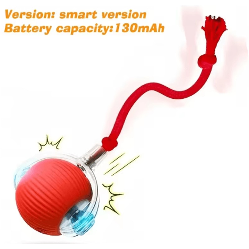 Rechargeable Smart Interactive Ball For Cats Dogs Automatic Rolling Pet Toy 8
