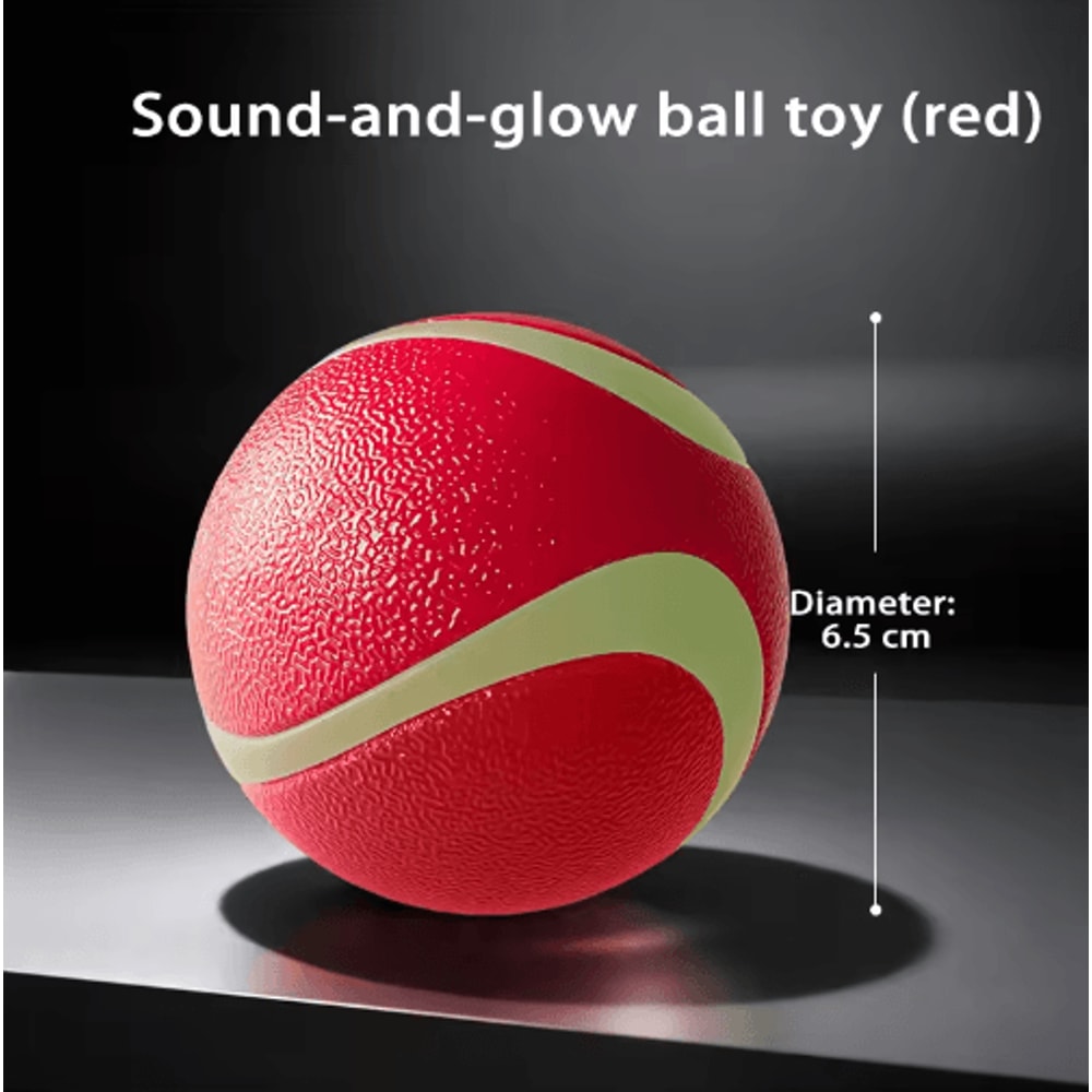 HOOPET Glow Dog Toy Ball Durable Rubber Fetch Ball For Active Dogs Puppies 5