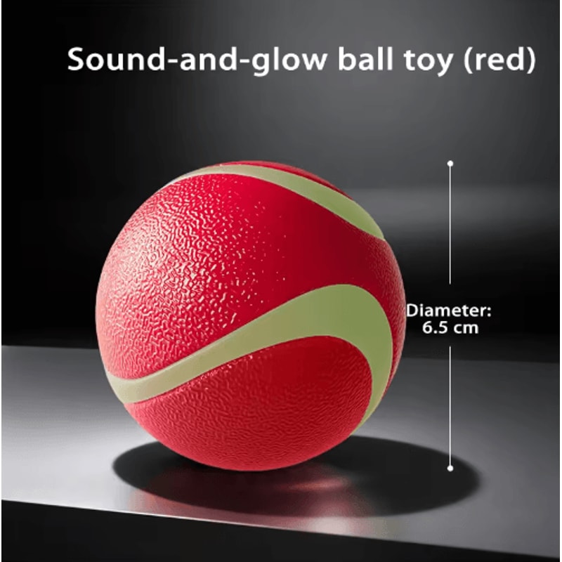 HOOPET Glow Dog Toy Ball Durable Rubber Fetch Ball For Active Dogs Puppies 5