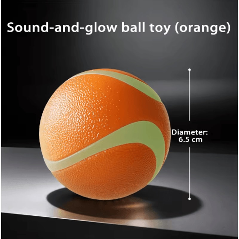 HOOPET Glow Dog Toy Ball Durable Rubber Fetch Ball For Active Dogs Puppies 8