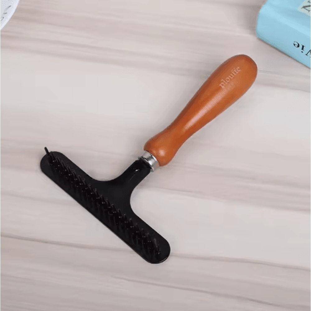 Wooden Deshedding Undercoat Rake For Long Short Hair Dogs And Cats 2