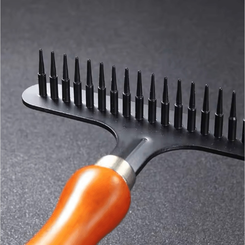 Wooden Deshedding Undercoat Rake For Long Short Hair Dogs And Cats 6