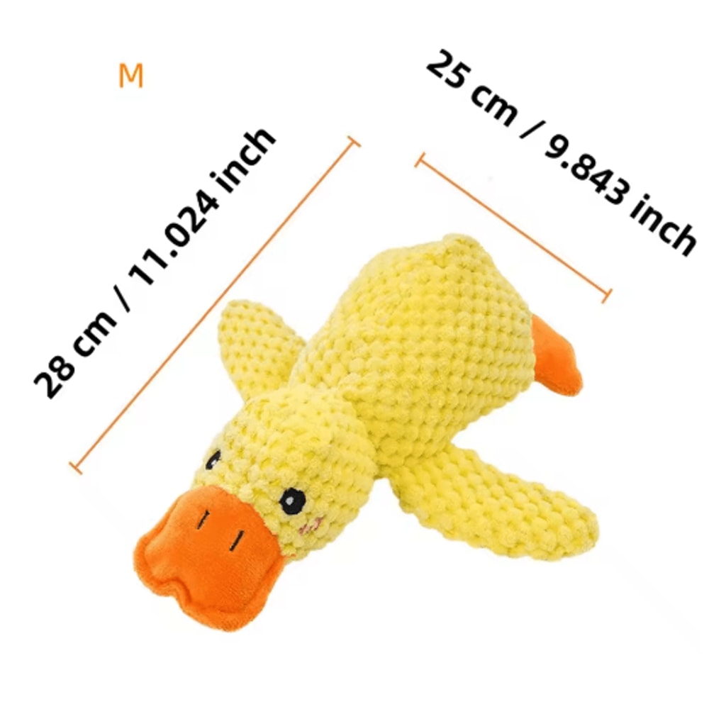 Plush Squeaky Dog Toy For Teething Puppies Interactive Chew Boredom Relief Toy 1